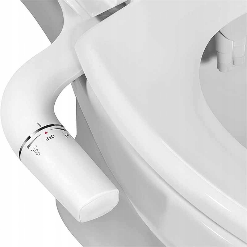 SAMODRA přídavný bidet na WC s dvojitou tryskou a regulací proudu vody